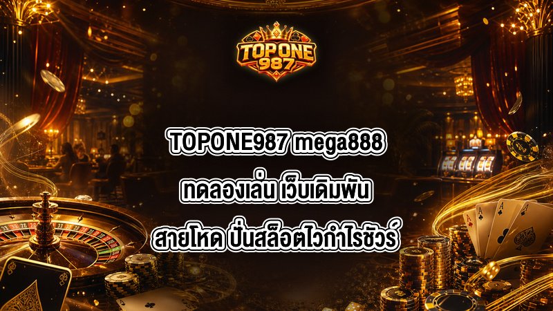 TOPONE987 mega888ทดลองเล่น