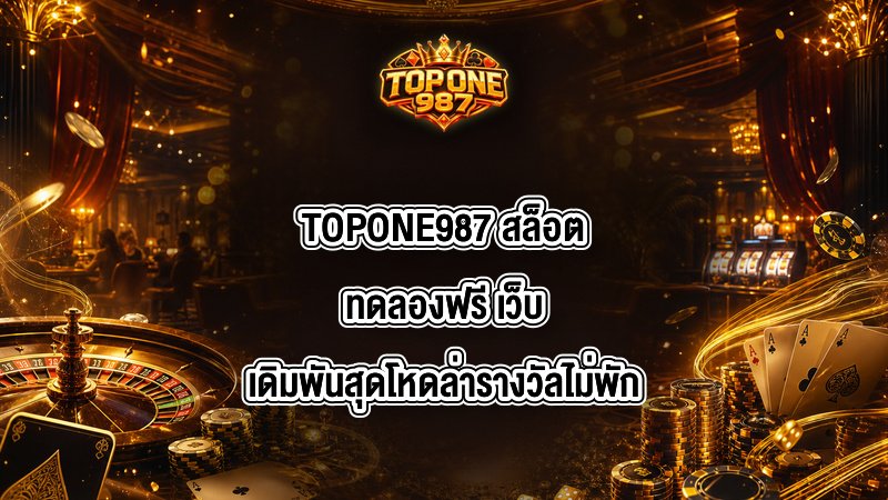 TOPONE987 สล็อตทดลองฟรี